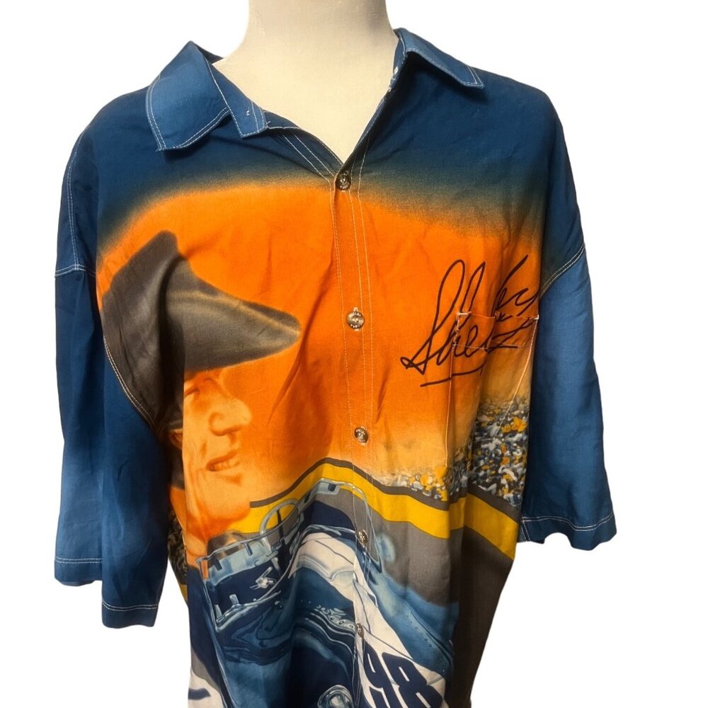 Carroll Shelby Store All Over Print Shirt Size Xl Race Car